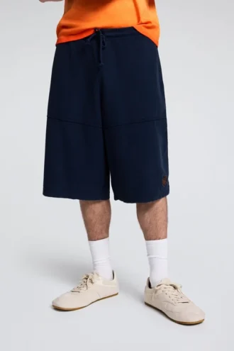 Plain Knit Bermuda Shorts