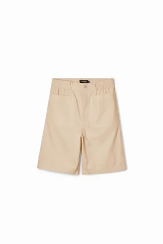 Plain Shorts with Pockets