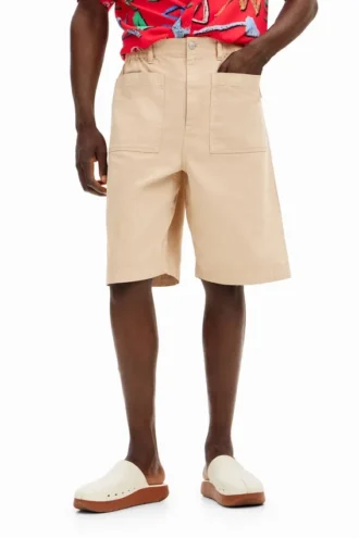 Plain Shorts with Pockets