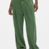 Plain Straight Trousers