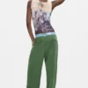 Plain Straight Trousers