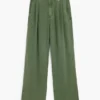 Plain Straight Trousers