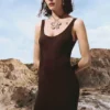 Plain Strappy Dress