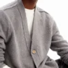 Plain Textured Cardigan Plain Textured Cardigan