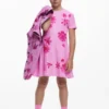 Pleated Floral Dress