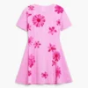 Pleated Floral Dress
