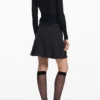 Pleated Skirt with Belt