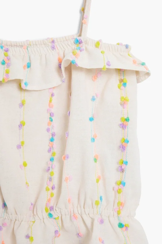 Pom-Pom Strap Top Pom-Pom Strap Top