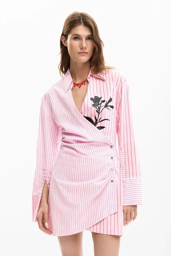 Poplin Shirt Dress Poplin Shirt Dress