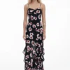 Poppy Ruffle Midi Dress