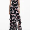 Poppy Ruffle Midi Dress