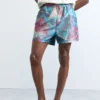 Printed Boxer Swimsuit Printed Boxer Swimsuit