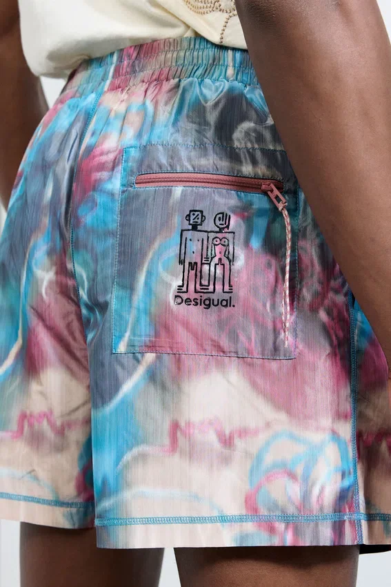 Printed Boxer Swimsuit Printed Boxer Swimsuit