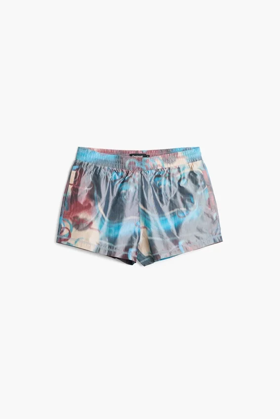 Printed Boxer Swimsuit Printed Boxer Swimsuit