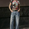 Printed Cat T-Shirt Printed Cat T-Shirt