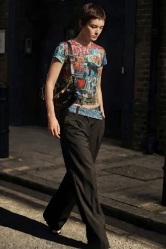 Printed Cat T-Shirt