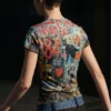 Printed Cat T-Shirt Printed Cat T-Shirt