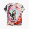 Printed Cat T-Shirt Printed Cat T-Shirt