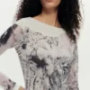 Printed Collage Dress