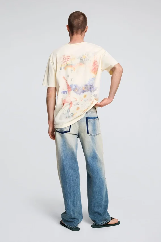 Printed Cotton T-Shirt Printed Cotton T-Shirt