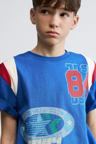 Printed Cotton T-Shirt