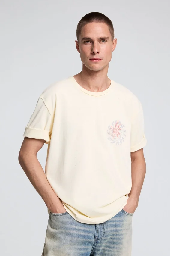 Printed Cotton T-Shirt Printed Cotton T-Shirt