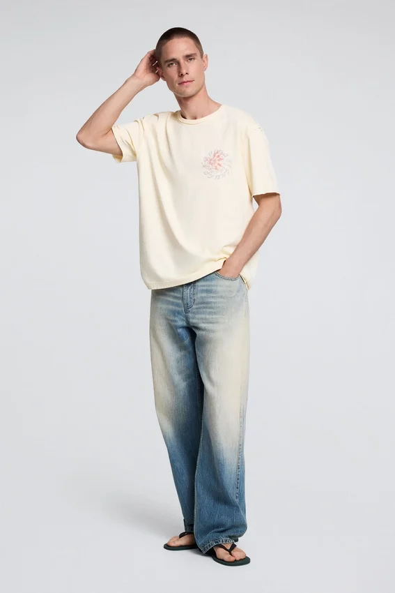 Printed Cotton T-Shirt Printed Cotton T-Shirt