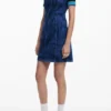 Printed Denim Dress Printed Denim Dress