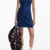 Printed Denim Dress Printed Denim Dress