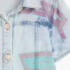 Printed Denim Dress Printed Denim Dress