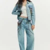 Printed Denim Jacket