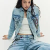 Printed Denim Jacket