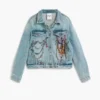Printed Denim Jacket