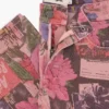 Printed Denim Trousers