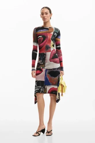 Printed Dress Mouths