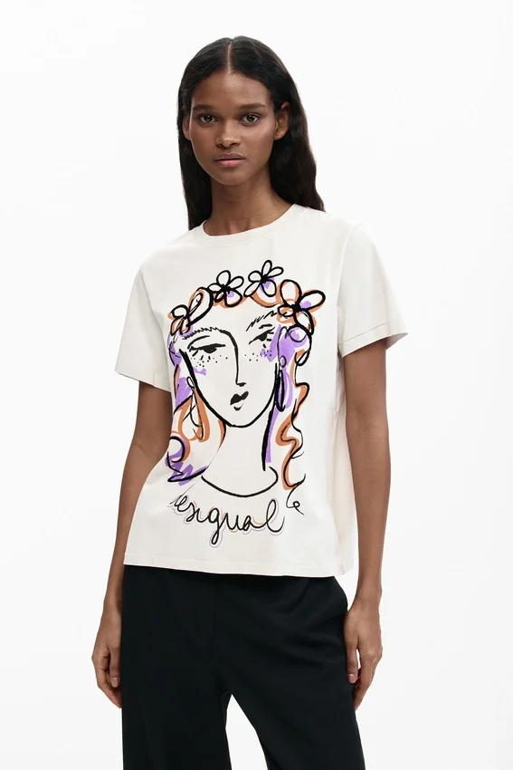 Printed Face T-Shirt Printed Face T-Shirt