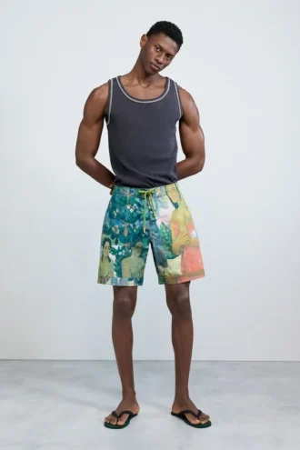 Printed Gaugin Swimsuit