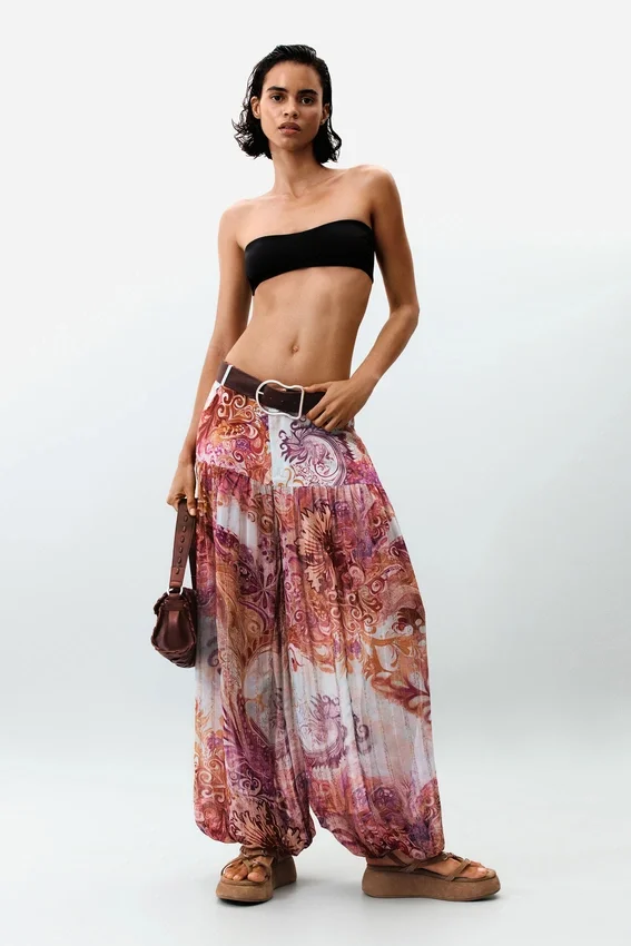 Printed Harem Pants Printed Harem Pants