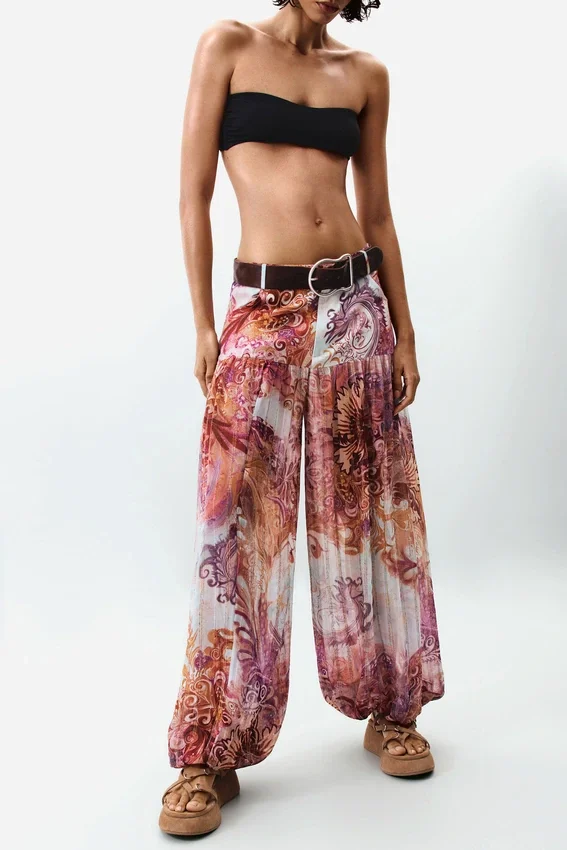 Printed Harem Pants Printed Harem Pants