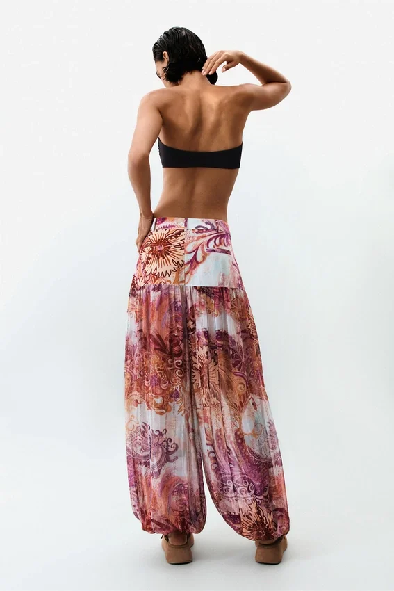 Printed Harem Pants Printed Harem Pants