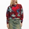 Printed Heart Sweatshirt Printed Heart Sweatshirt