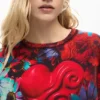 Printed Heart Sweatshirt Printed Heart Sweatshirt