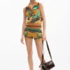 Printed Knit Shorts