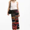 Printed Knit Skirt