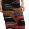 Printed Knit Skirt