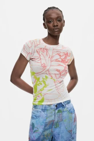 Printed Knit T-Shirt