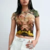 Printed Knit T-Shirt Printed Knit T-Shirt