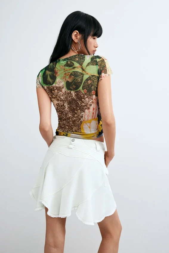 Printed Knit T-Shirt Printed Knit T-Shirt