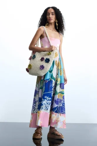 Printed Long Dress