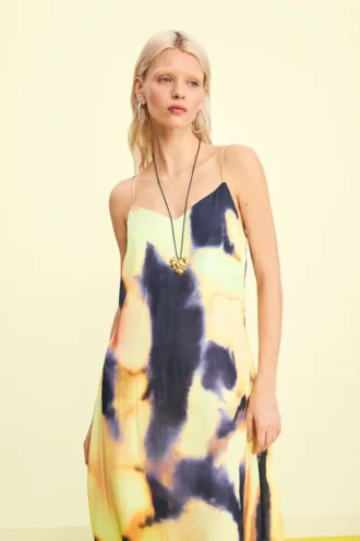 Printed Long Dress